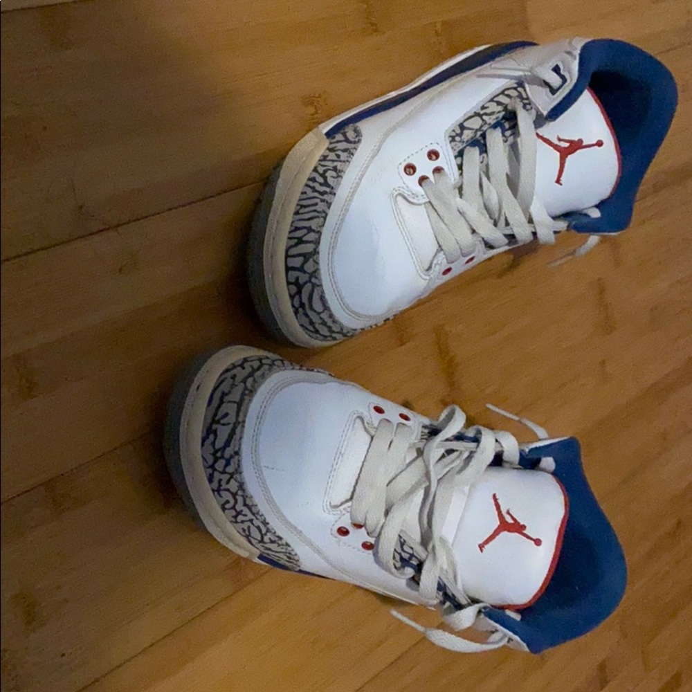 Jordan 3 True blue size 6.5 gs (No Box)